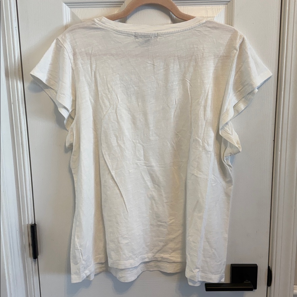Sanctuary Westside White Tee Sz XXL - Picture 6 of 6